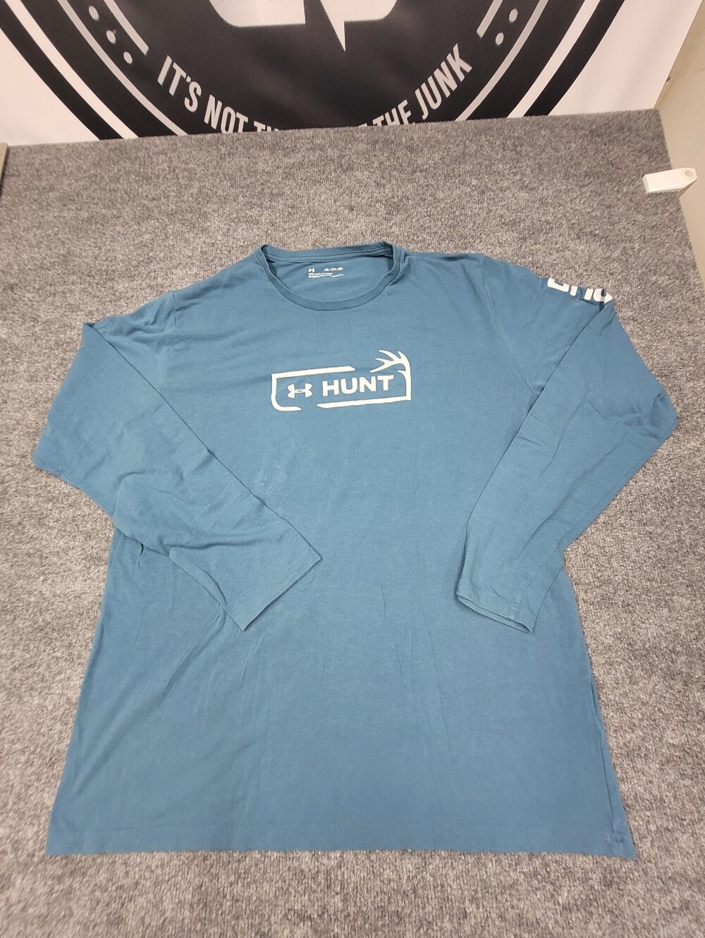 Mens Under Armour Hunt Long Sleeve Blue T-shirt Size 2x